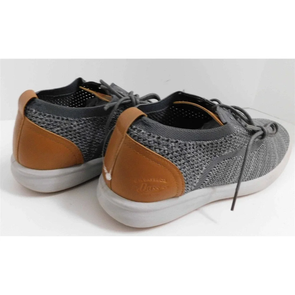 New G.H. Bass & Co. Mens Connor 2 Tone Gray Knit Casual Oxford Shoe 9.5‎ M